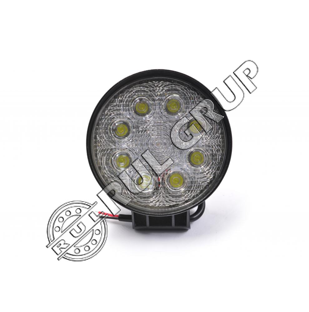 LAMPA PROIECTOR 8 LED ROTUNDA 10-60V 24W UNGHI RAD 30 BK69002S 